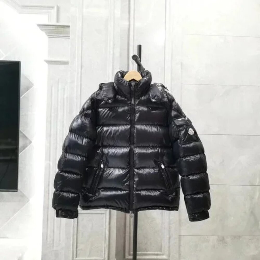 MONCLER Maya Down Jacket in Black Size S